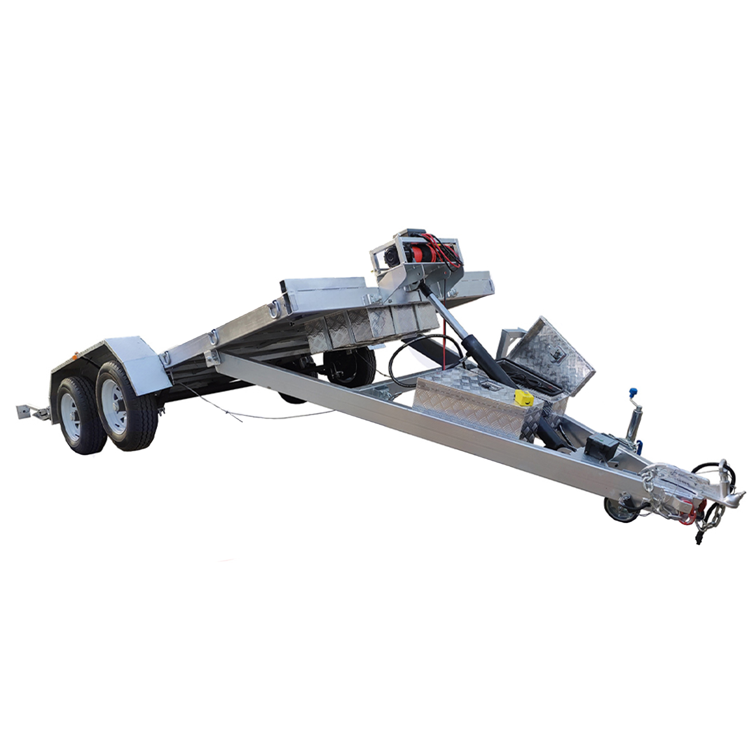 Hydraulic Tipper Car Trailer with 3500KG ATM and Spacious 16.4×6.6FT (5x2M) Deck Size