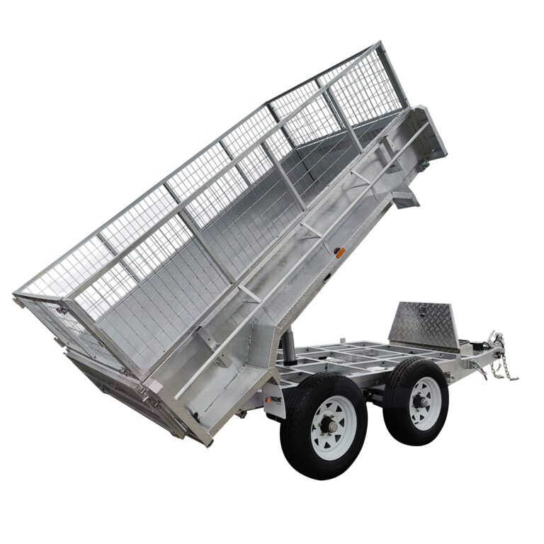 Buy 10x6 Hydraulic Tipper Trailer - 3500KG ATM, Ramps.