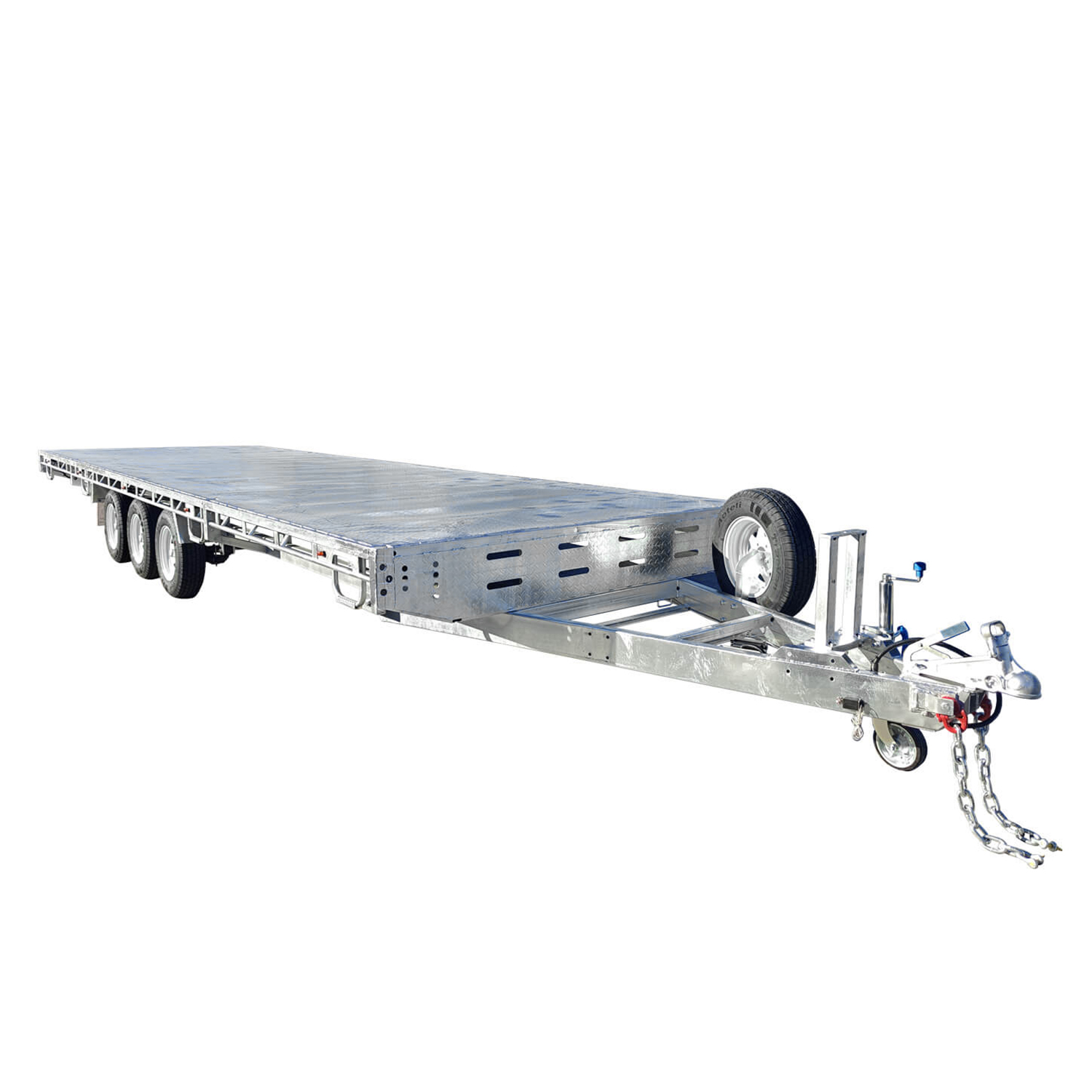 Premium 20×8 (6×2.4m) Tri-Axle Flat Top Trailer – Heavy-Duty 4500KG ATM Transport Trailer (Pre-order)